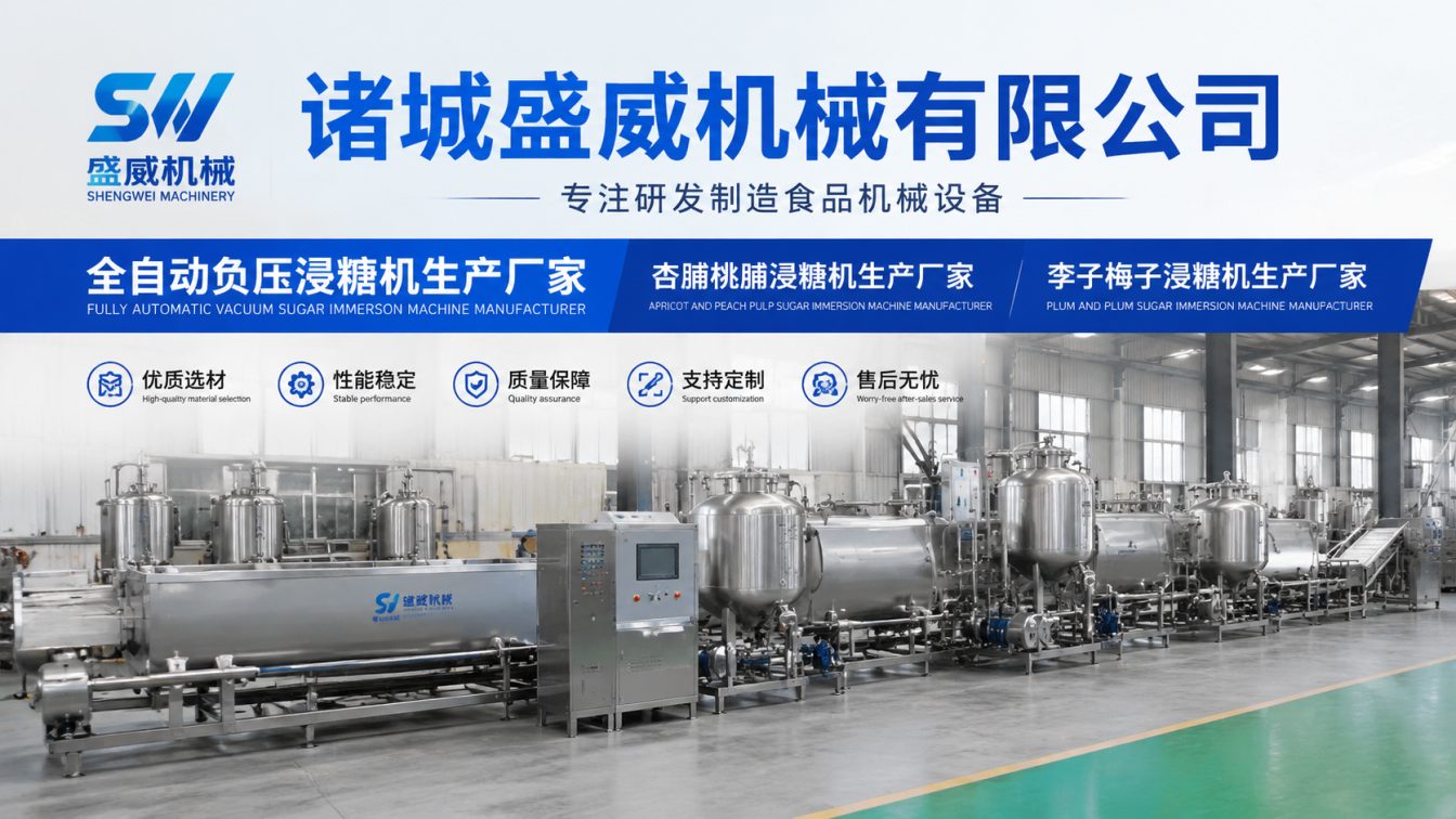 四平为果脯加工提供负压浸糖方案